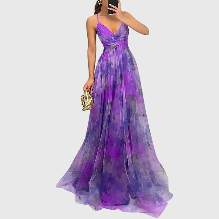 Giselle™ | Kukallinen Maxi Mekko
