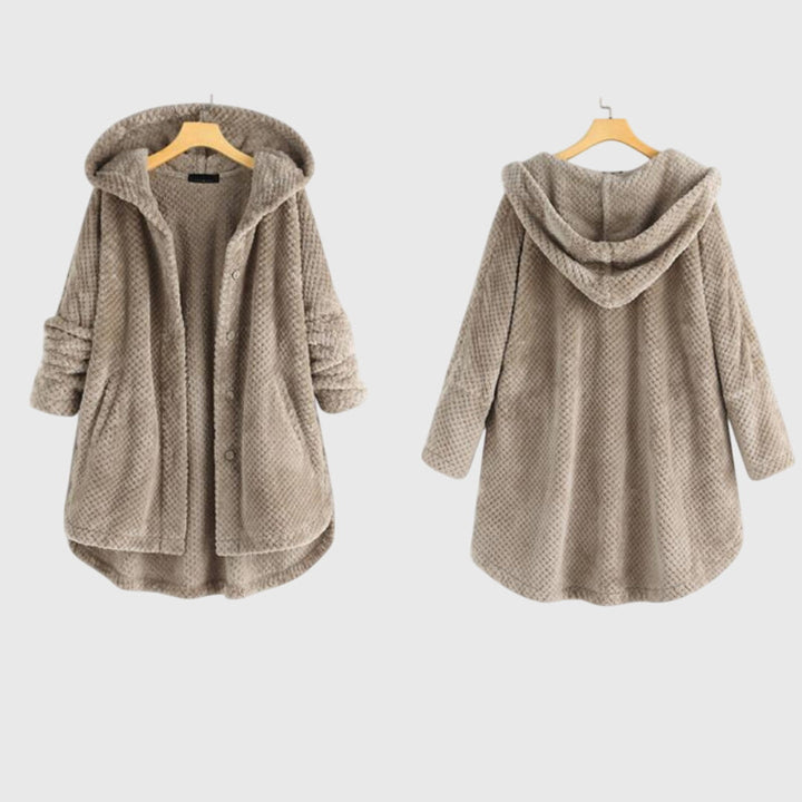 Franca™ - Fleece-takki hupulla